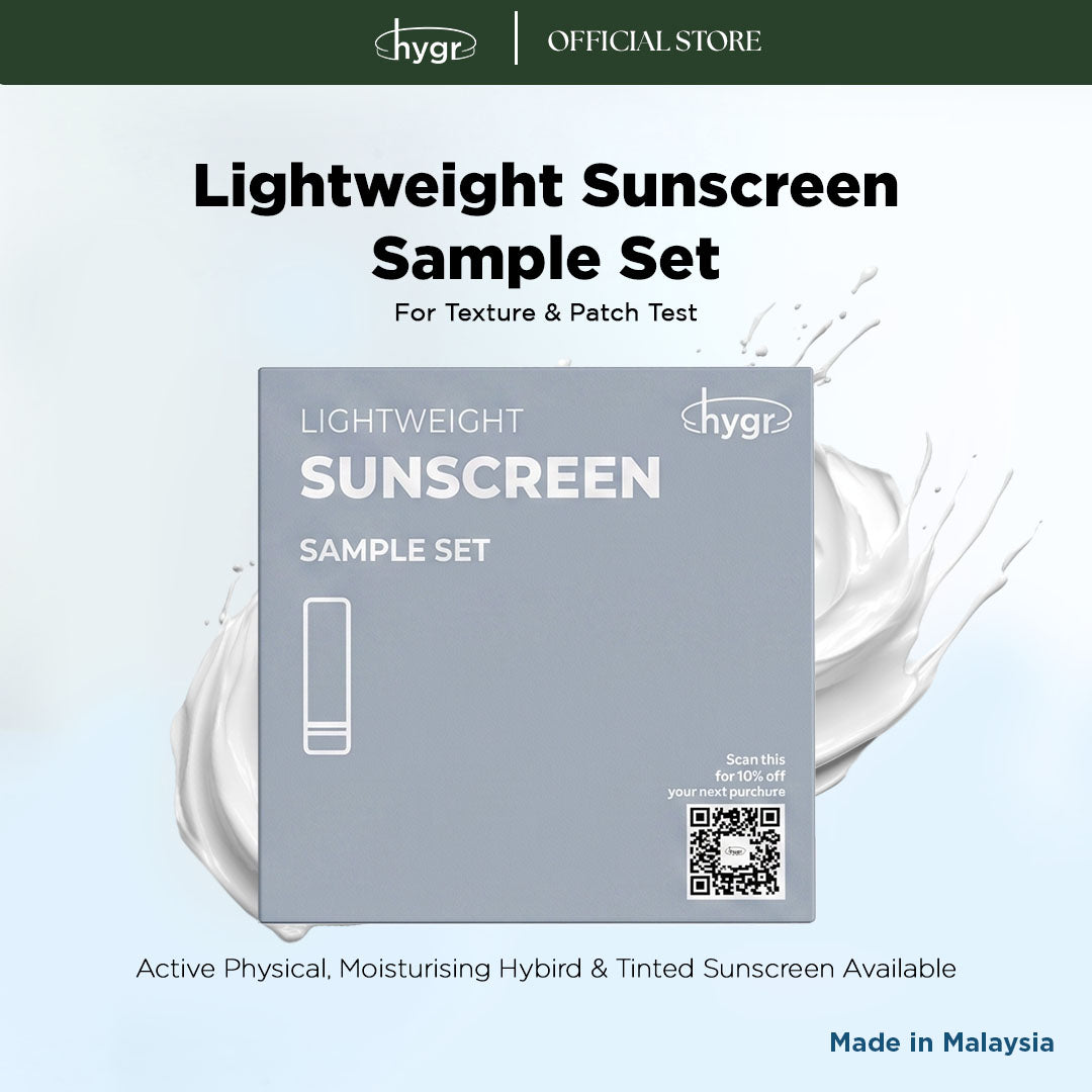 [Sample Set] Active Physical and Hybrid Sunscreen