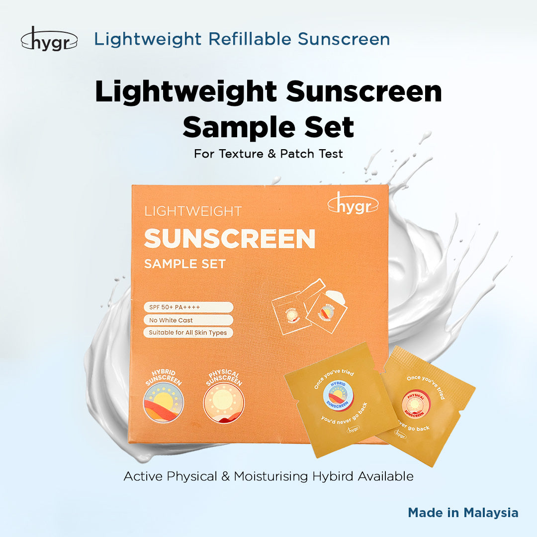 [Sample Set] Active Physical and Hybrid Sunscreen