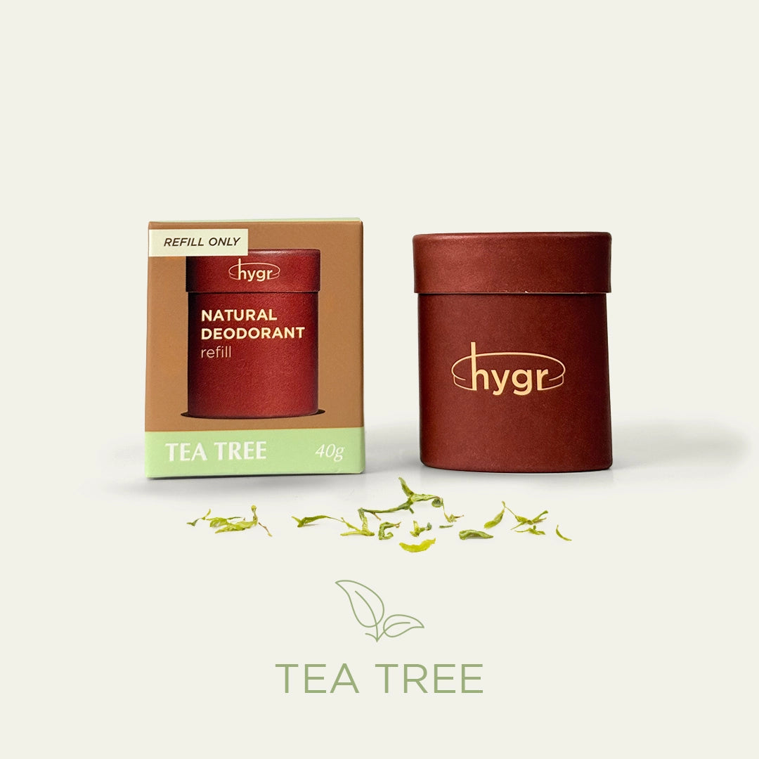 (Refill Tubs) 3x Natural Refillable Deodorant HYGR Bundle