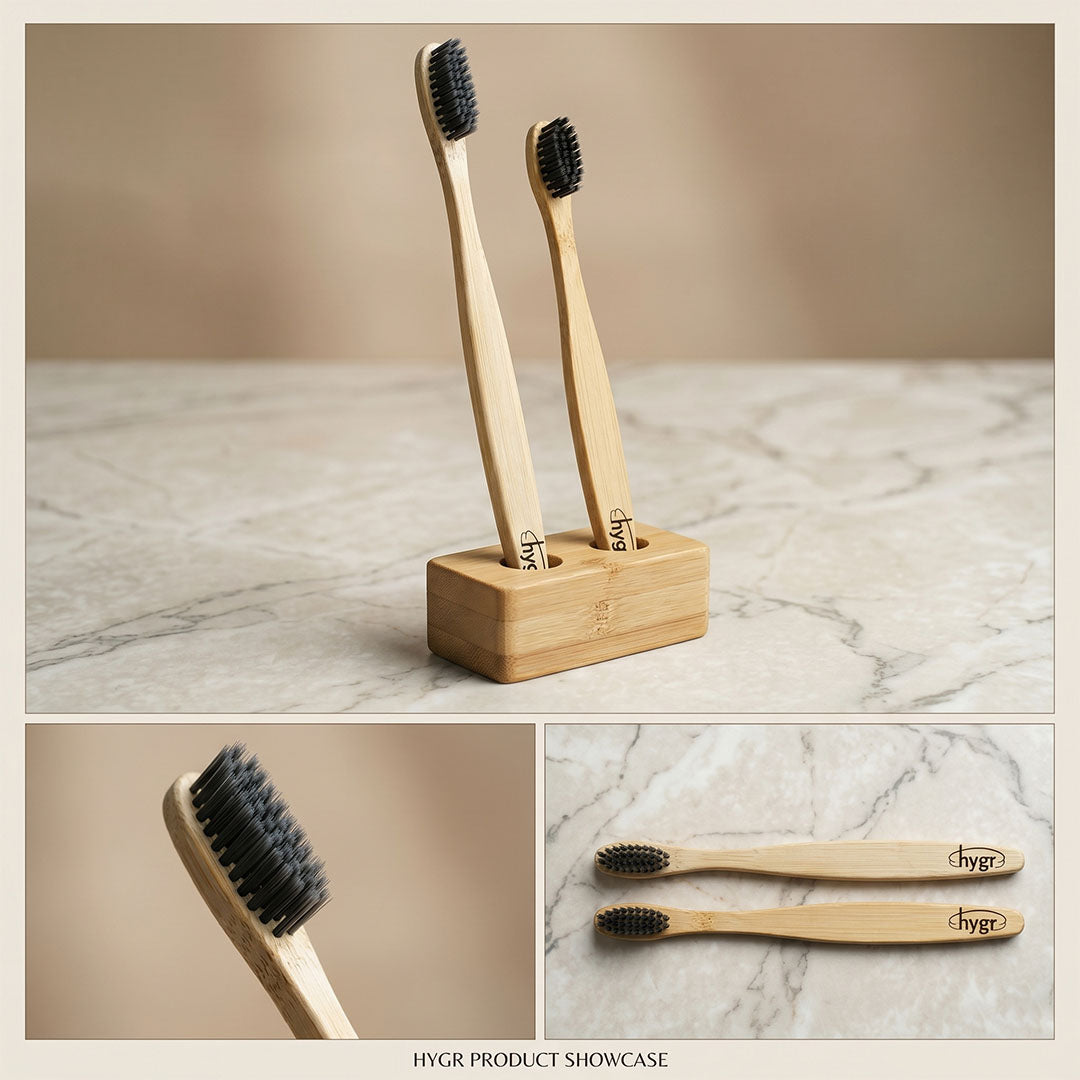 Charcoal Bamboo Toothbrush