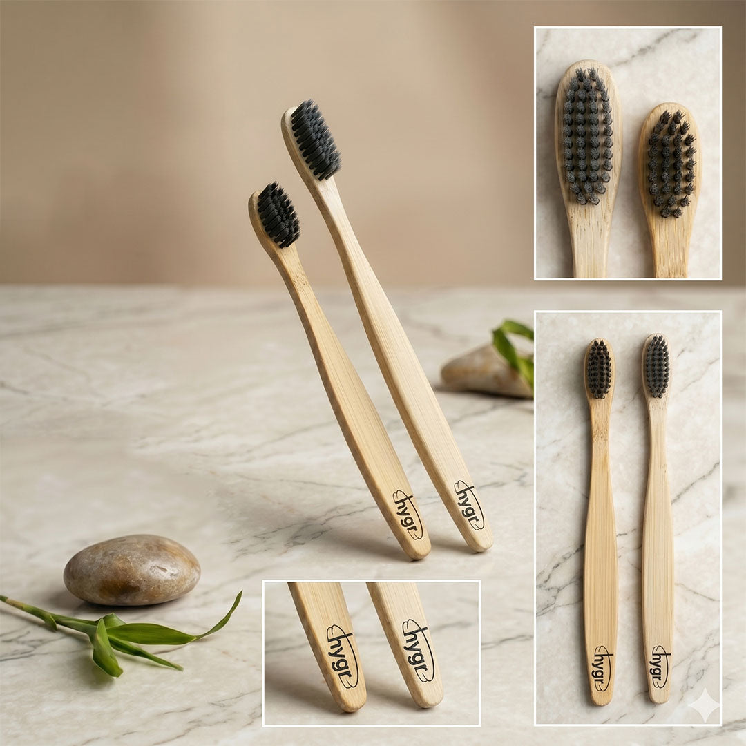 Charcoal Bamboo Toothbrush