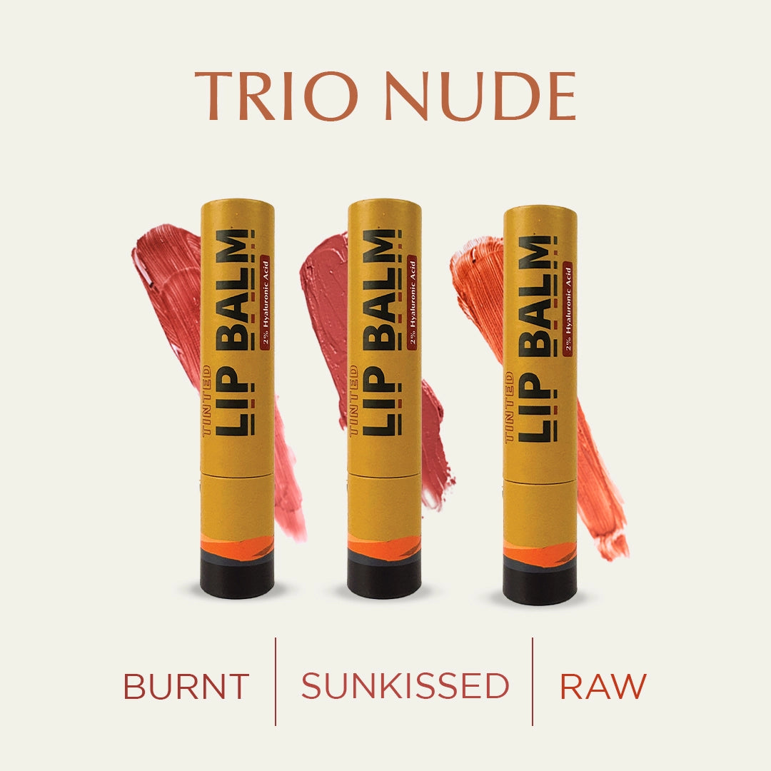 Trio Nude Tinted Lip Balm Bundle