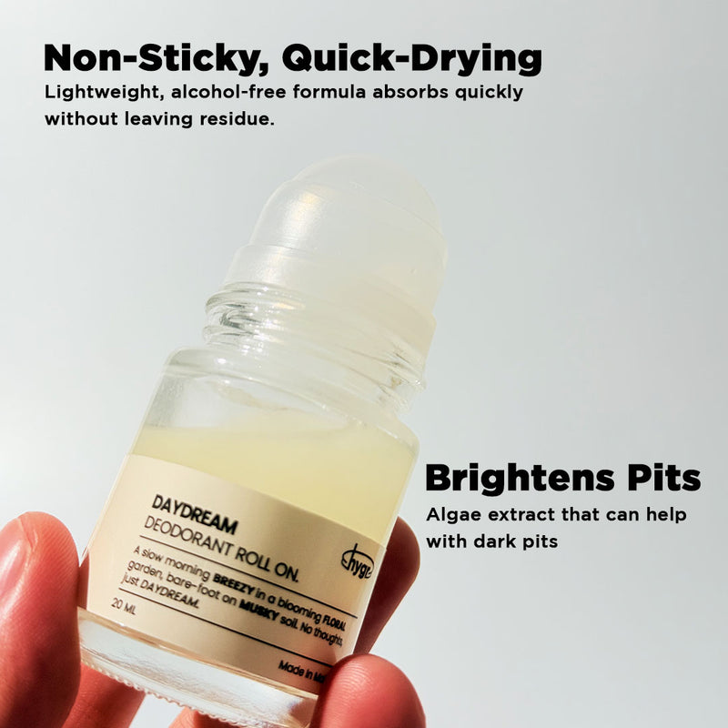 HYGR Deodorant Roll-On 20ml｜Long-Lasting Odour Control｜Gentle on Skin｜