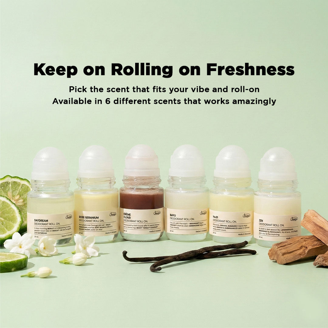 HYGR Deodorant Roll-On｜Long-Lasting Odour Control｜Gentle on Skin｜Fresh, Clean Daily Body Scent | Easy to use