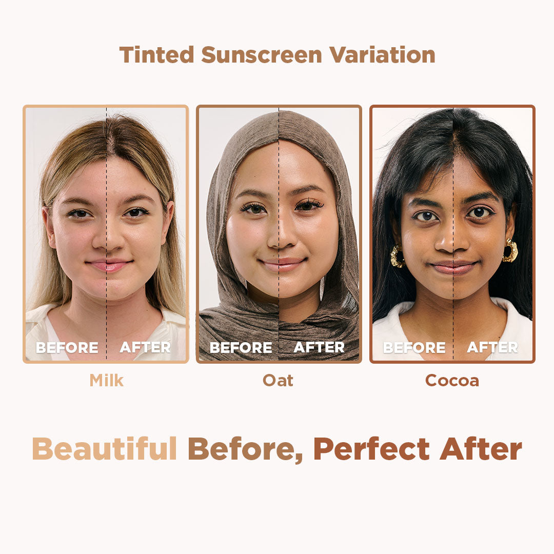 HYGR Tinted Sunscreen 50 ml | Milk Oat Cocoa