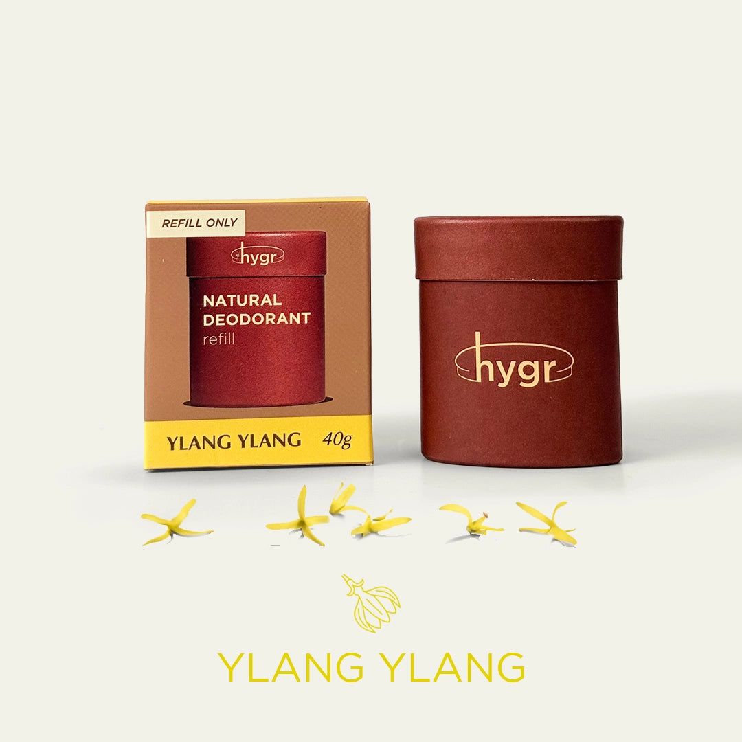 (Refill Tubs) 3x Natural Refillable Deodorant HYGR Bundle