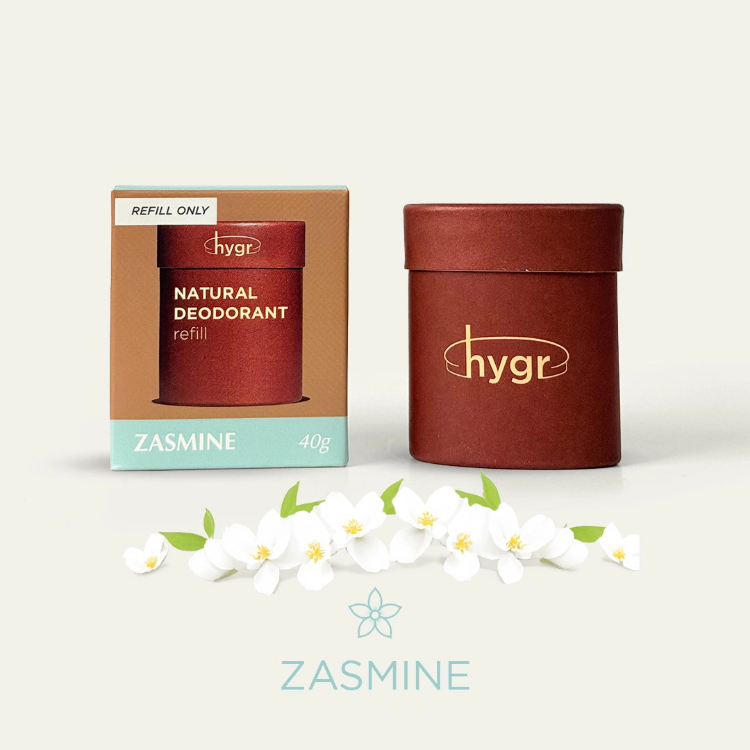(Refill Tubs) 3x Natural Refillable Deodorant HYGR Bundle