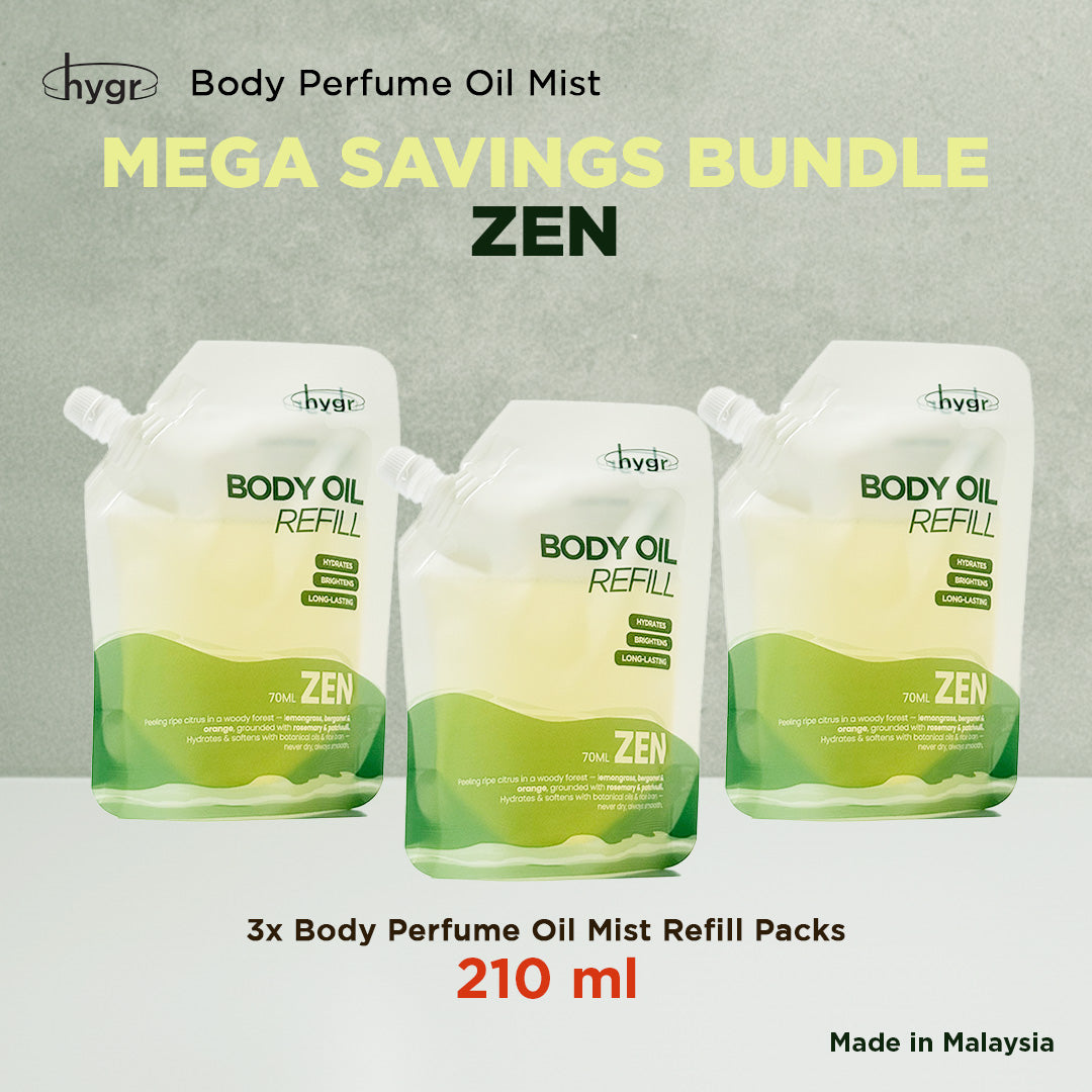 HYGR Shower Oil & Body Oil Series