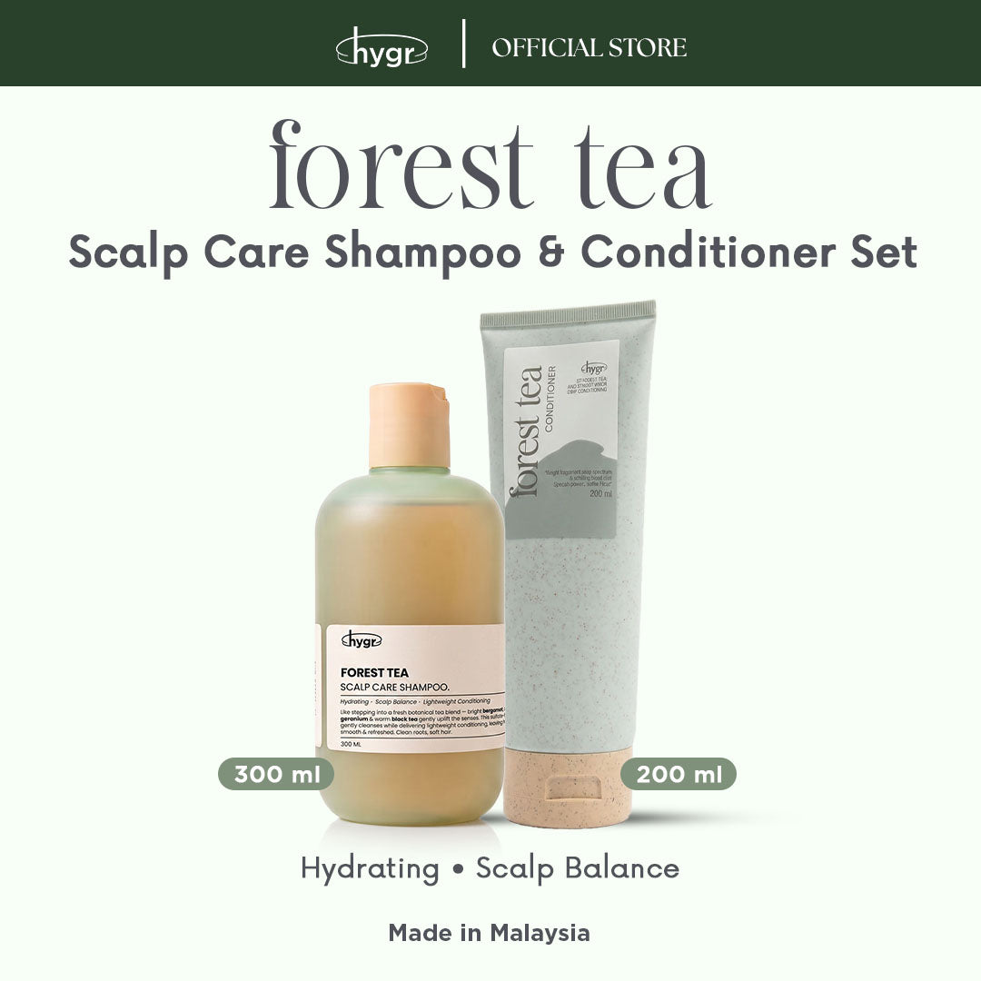 HYGR [Hair Care Duo Set] Sulfate Free Scalp Care Conditioning Shampoo (300ml) and Conditioner (200ml)