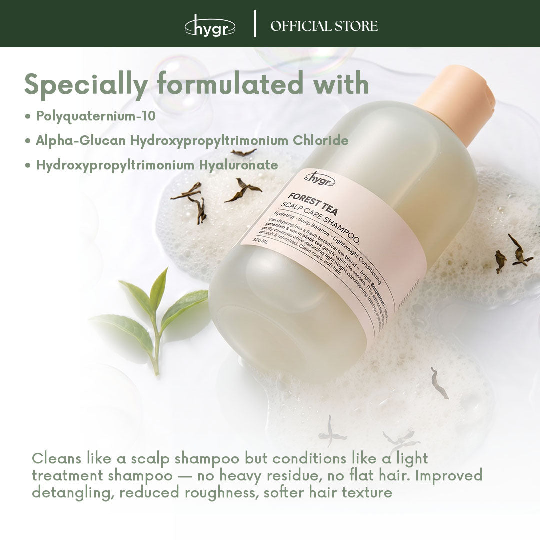 HYGR [Hair Care Duo Set] Sulfate Free Scalp Care Conditioning Shampoo (300ml) and Conditioner (200ml)
