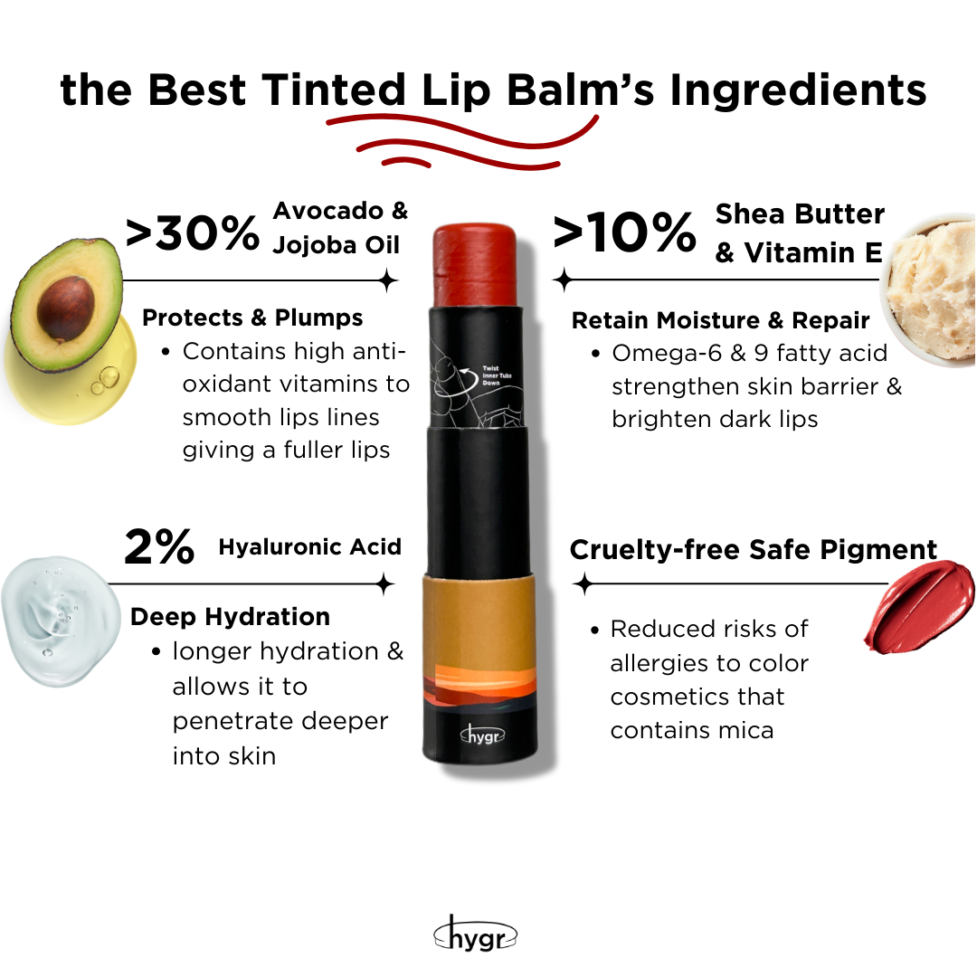 [ALL] Natural Tinted Lip Balm + 2 % Hyaluronic Acid