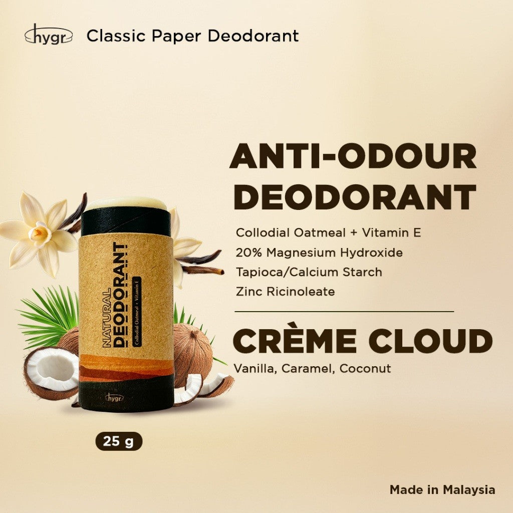 (RM69 for 2) [MERDEKA PROMO] x [WIN THEATRE TICKETS] HYGR Natural Deodorant Stick 25g