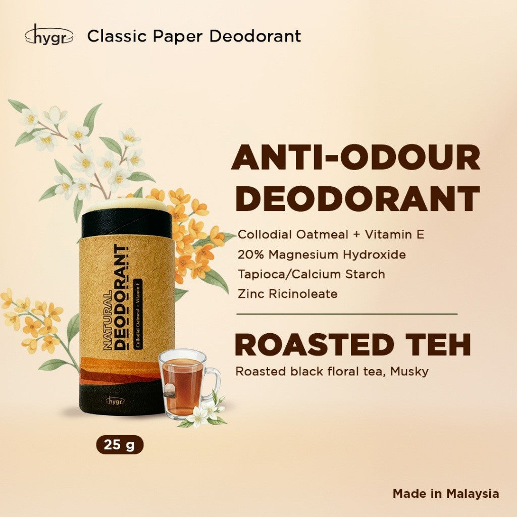 (RM69 for 2) [MERDEKA PROMO] x [WIN THEATRE TICKETS] HYGR Natural Deodorant Stick 25g
