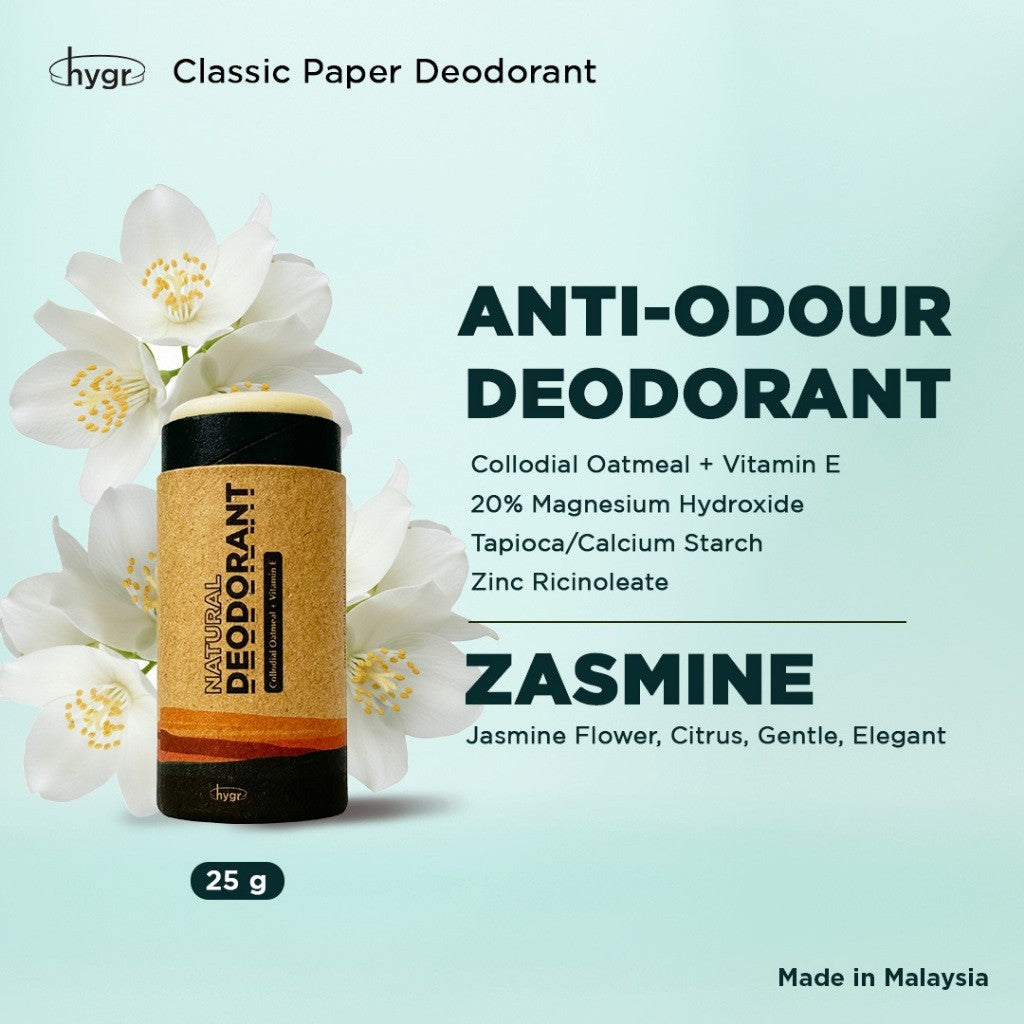 (RM69 for 2) [MERDEKA PROMO] x [WIN THEATRE TICKETS] HYGR Natural Deodorant Stick 25g