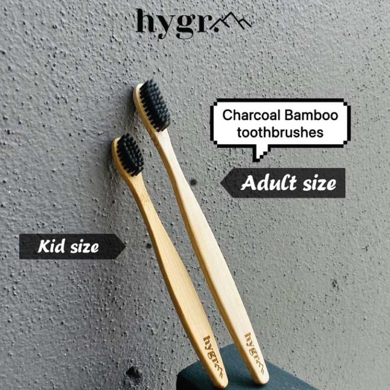 Charcoal Bamboo Toothbrush