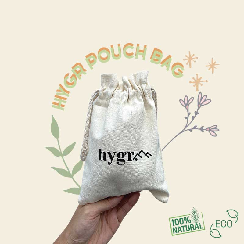 Drawstring Pouch Bag HYGR Gift Travel